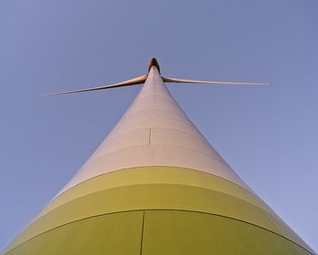 Low angle view of building against clear sky