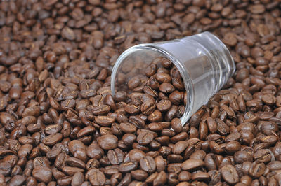 Coffee beans in jar