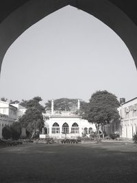 View of historic building against sky