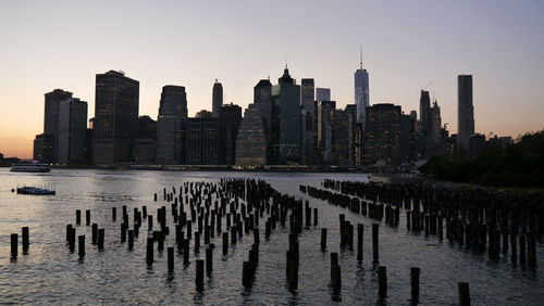 View of modern buildings in city