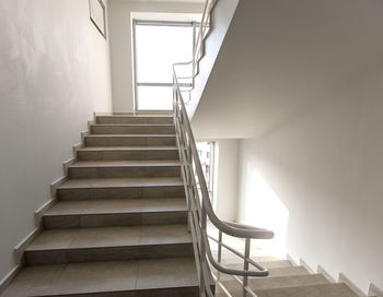 Staircase - emergency exit in hotel, close-up staircase, interior staircases