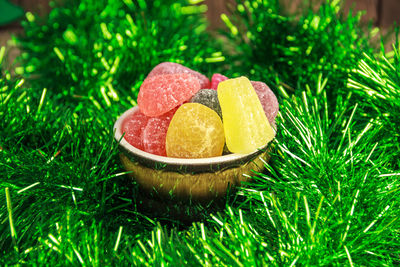 Close-up of fruits in bowl