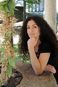 Portrait of woman smiling