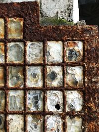 Full frame shot of weathered wall