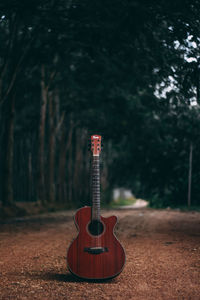 Close-up of guitar