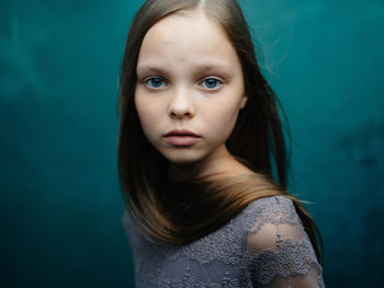 Close-up portrait of girl