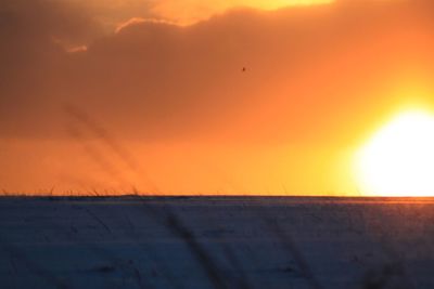 Scenic view of sky during sunset