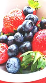 Close-up of strawberries