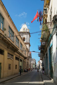 Street amidst buildings in city