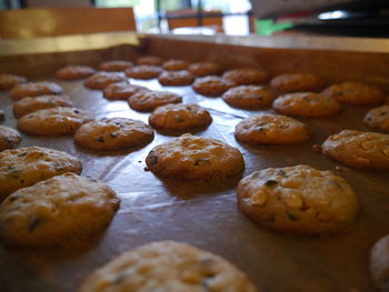 Close-up of cookies