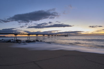 The pier at sunrise