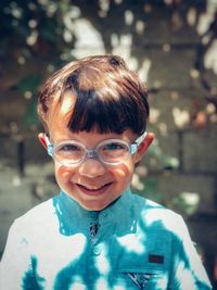Portrait of smiling boy