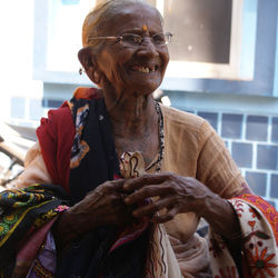 Portrait of a smiling young woman