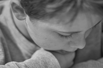 Close-up of boy