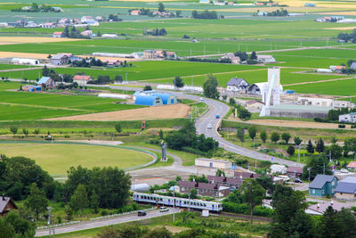 Houses on landscape