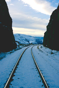 Train tracks shine