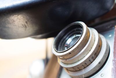 Close-up of vintage car