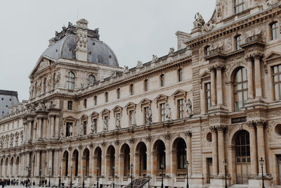 Low angle view of historical building