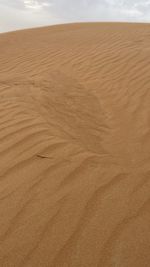 Sands wave in desert