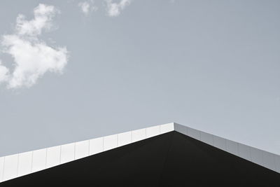 Low angle view of building against sky