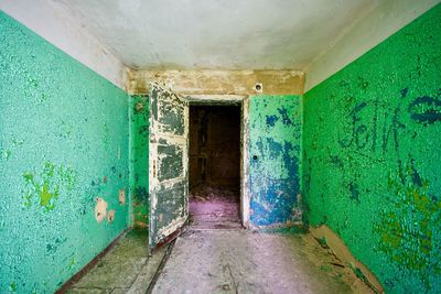 Corridor of old building