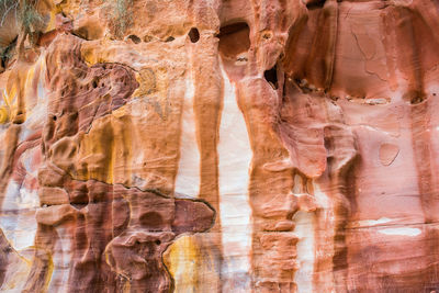 Full frame shot of rock formation