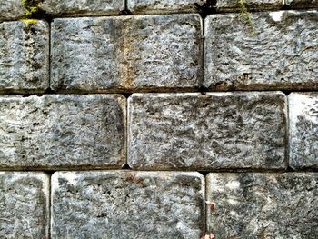 Full frame shot of stone wall