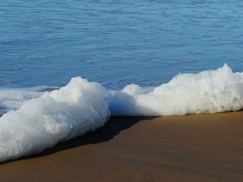 Scenic view of sea waves