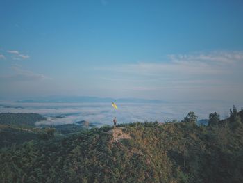 Scenic view of landscape against sky