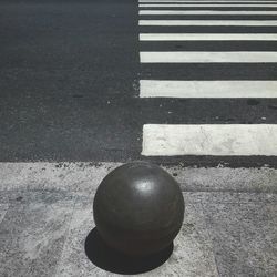 Close-up high angle view of road