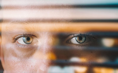 Close-up portrait of man