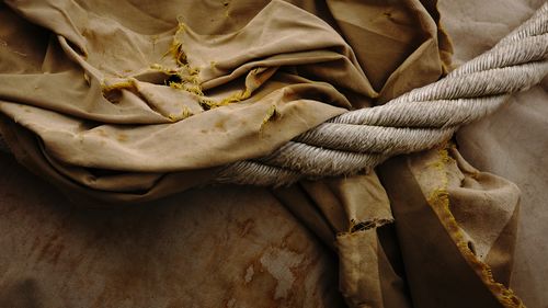 Close-up of ropes