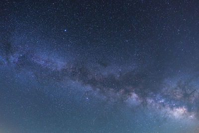 Low angle view of milky way in sky at night