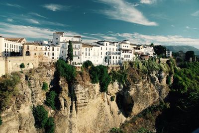 Panoramic shot of landscape against sky