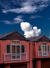 Low angle view of building against sky