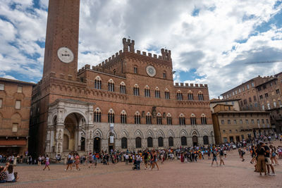 Wonderful piazza del campo in siena, tuscany, italy