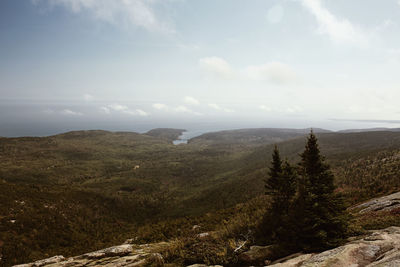 Scenic view of landscape against sky
