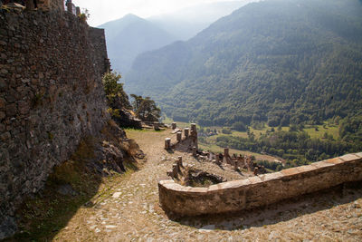 Scenic view of mountains