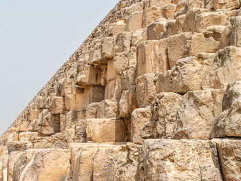 Low angle view of old ruins