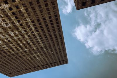 Low angle view of building against sky