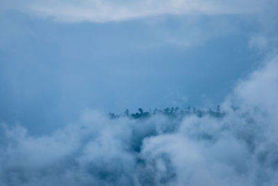 Low angle view of clouds in sky