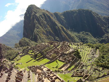 High angle view of a mountain