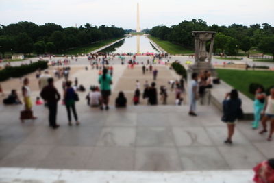 People in park