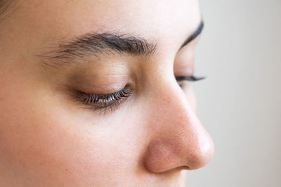 Close-up of woman