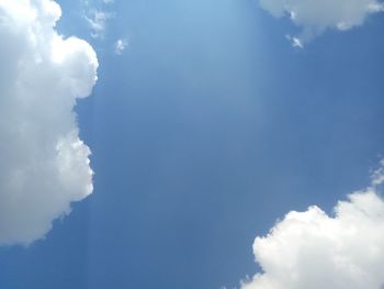 Low angle view of clouds in sky