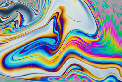 Full frame shot of multi colored water