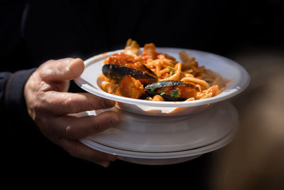 Close-up of food in plate