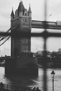 View of bridge over river