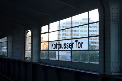 View of train at railroad station