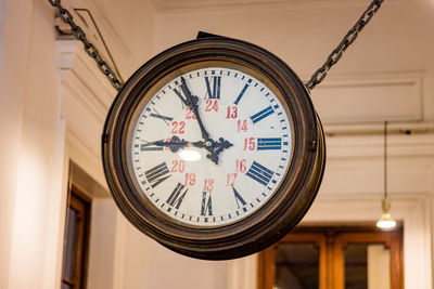 Close-up of clock